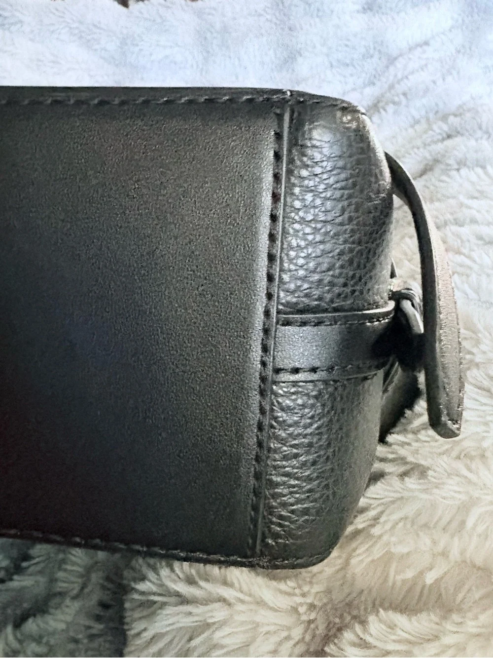 Michael Kors Jaycee Medium Black Pebbled Leather Backpack